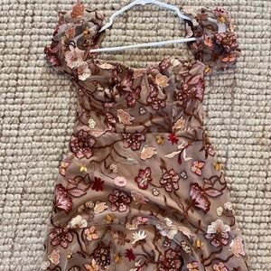 For love and lemons Amelia embroidered mini dress